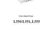 爱普生L550,L551, L555英文维修手册