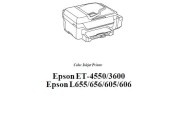爱普生 Epson ET-4550 3600 L655 656 605 606打印机中英文维修手册