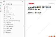 佳能iR ADVANCE 6555,6565,6575 III英文维修手册
