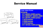 爱普生L1218,L1258,L1259,L3218,L3219,L3251英文维修手册