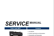 三星彩色一体打印机CLX4195N,FN 4195FW英文维修手册+培训资料