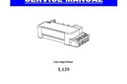 爱普生L120 彩色喷墨打印机英文维修手册 资料 EPSON