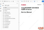 佳能iR ADVANCE C5535,C5540,C5550,C5560III英文维修手册