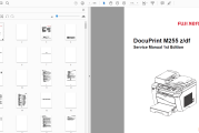 施乐富士施乐 DP M255 M255Z M255DF 英文维修手册