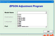 爱普生EPSON L111,L211,L301,L303,L351,L353,L358,L551,L558废墨清零软件