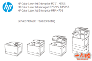 惠普M751,M856,E75245,E85055,M776维修手册+故障排除手册