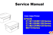 爱普生M1108,M1128,M1129,M2118,M2128,M2129英文维修手册