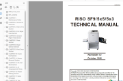 理想RISO SF-5050 5430 5330 5230 5130 5030 速印机英文维修手册