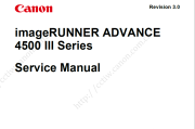佳能iR ADVANCE 4551, 4545,4535,4525III英文维修手册